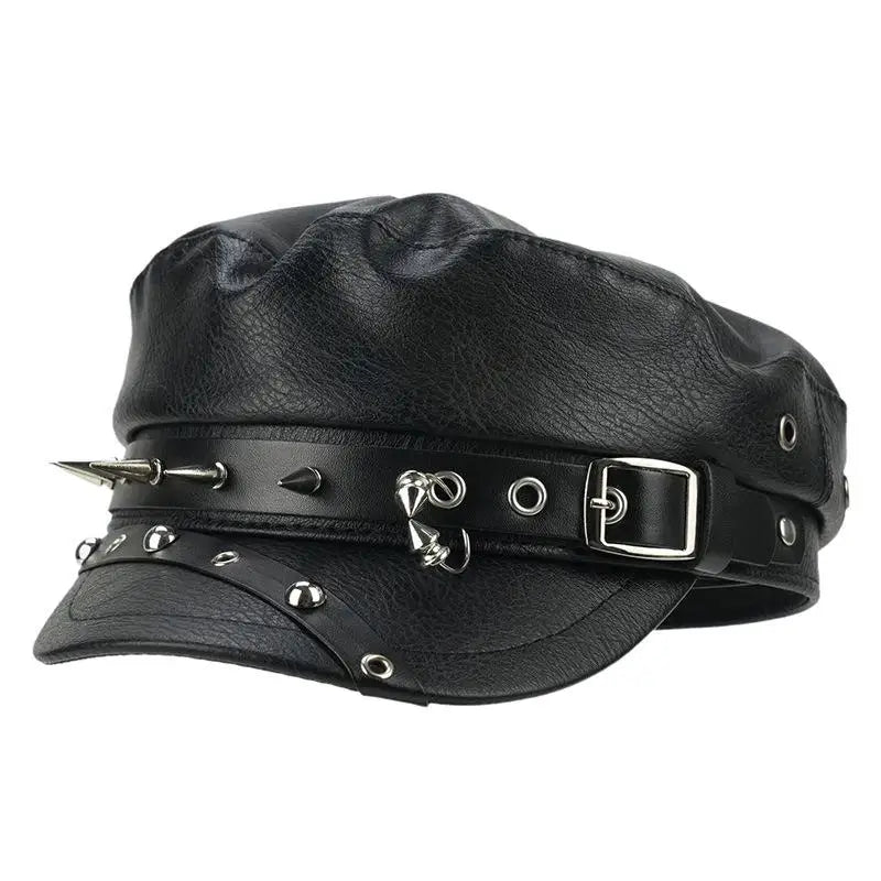Vintage Leather Beret